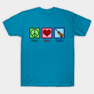 Peace Love Violin T-Shirt